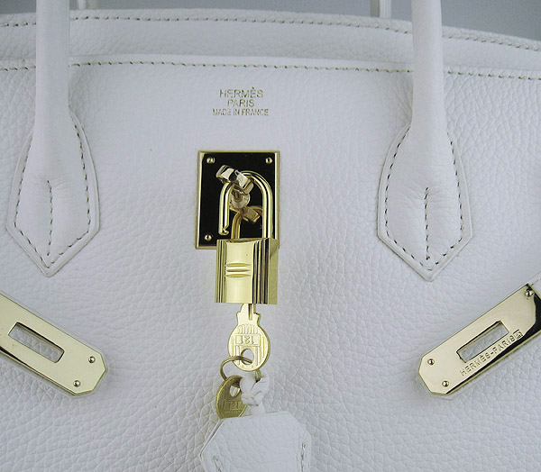 Replica Hermes Birkin 40CM Togo Bag Light White 6099 Online